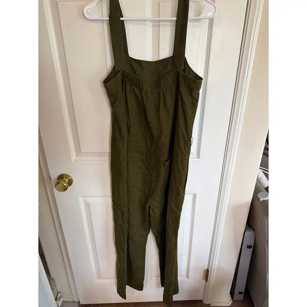 Quince 100% European Linen Square Neck Size S